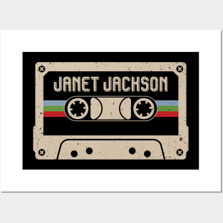 Janet Jackson Vintage Cassette Tape Posters and Art